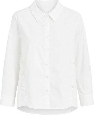 2-Biz Shirts - Dames - Overhemden - Wit - S - Overhemden