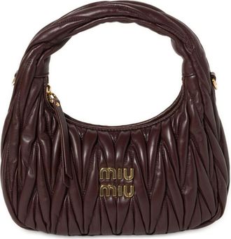 Miu Miu Borsa tote Wander - Marrone
