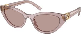 Miu Miu MUA04S 12W20I Womens Sunglasses Purple Size 54