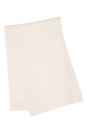 Gorski Cashmere Knit Scarf in Ivory at Nordstrom