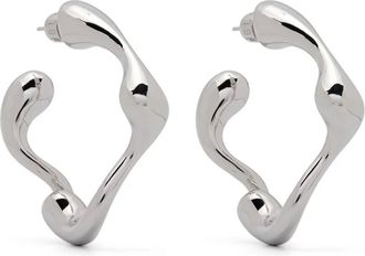 Maria Black large Splash hoops - Argento