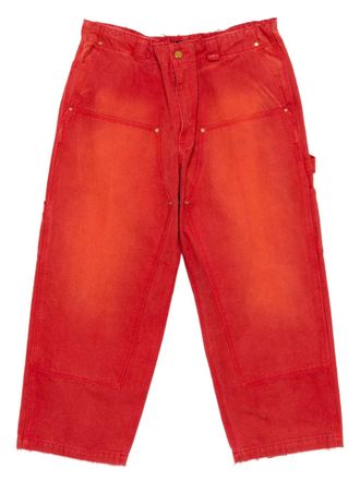 Willy Chavarria Pantaloni Workwear Toluca - Rosso