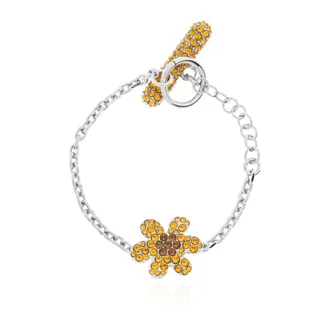Marni Bracelets, female, Gray, Size: ONE SIZE Bracelet with shimmering crystals