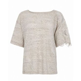 D.exterior Dames, Truien, Beige, Maat: L