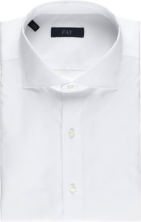 Fay White Cotton Casual Shirt