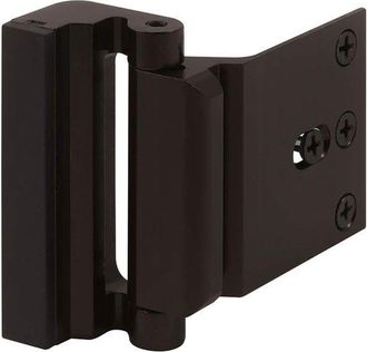 No Brand Cerradura De Refuerzo Para Puerta Para Mayor Seguridad - Fabricaci&oacute;n En Aluminio, 7,6 Cm - Para Evitar El Acceso No Autorizado