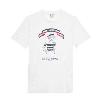 Ines De La Fressange Dames, Tops, Wit, Maat: XS Katoen