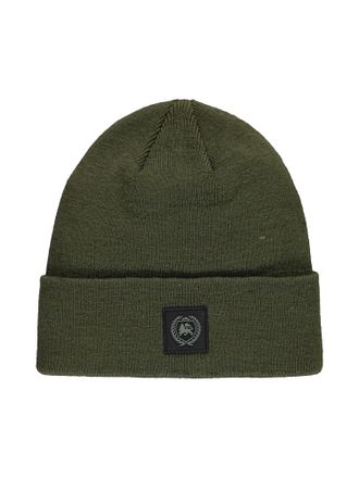 Lerros Skim&uuml;tze LERROS Flachstrickm&uuml;tze, doppellagig, Herren, nordic olive, Kunstfaser, M&uuml;tzen Skim&uuml;tze