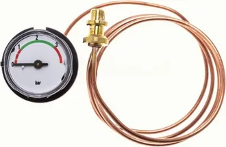 OEM Man&oacute;metro De Presi&oacute;n Para Caldera Ariston Ref. Original 61313561 Compatible: Compy, Mira, Mira Green Recambio Oem