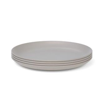 Ekobo Round Dinner Plate - Set of 4 in Stone at Nordstrom