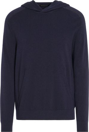 Ermenegildo Zegna fine-knit wool hoodie - men - Wool - 48 - Blue