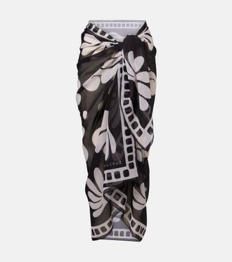 Cala de la Cruz Luana printed beach cover-up