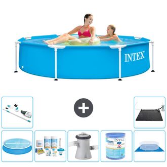 Intex Piscina Con Estructura Redonda - 244x51 Cm - 7-piezas S31460
