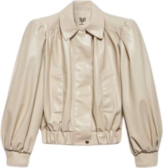 Aniye By giacche e blazer Poliestere - Dames - Bomber jackets - Beige - XS - Polyester - Jassen