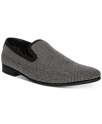 Steve Madden Mens Mezmoryz Stud Smoking Slipper Shoes