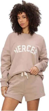 Mercer Amsterdam Dames, Sweatshirts & Hoodies, Beige, Maat: XS Katoen