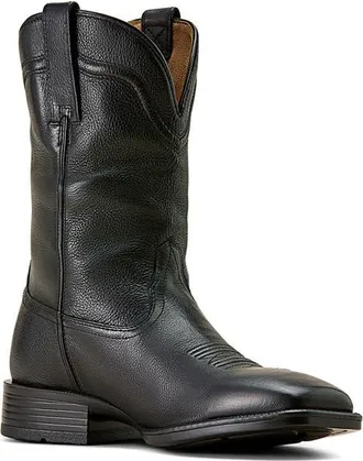Ariat Alden Wide Square Toe Western Boot in Black at Nordstrom, Size 10.5