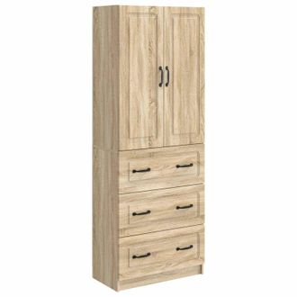 vidaXL Juego De Armarios 2 Uds. 66 X 34,5 X 87 Cm Madera De Ingenier&iacute;a Vidaxl