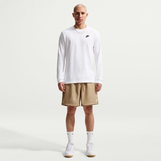 Nike Mens Club Woven Flow Shorts in Brown | FN3307-297