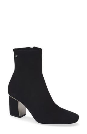 DKNY Cavale Square Toe Bootie in Black at Nordstrom Rack, Size 8.5