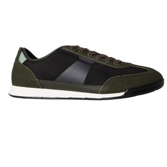 HUGO BOSS Nitan su&egrave;de herensneakers (Groen)