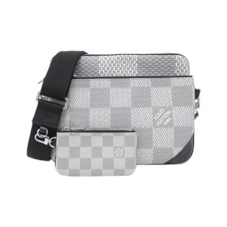 Louis Vuitton Pre-owned Damier Graphite 3D Shoulder Bag - Heren - Pre-owned - Grijs - Maat: ONE Size