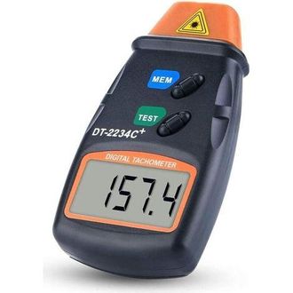 OEM Tac&oacute;metro Digital, Tac&oacute;metro Sin Contacto, Tac&oacute;metro Digital Lcd, Rango De Tac&oacute;metro De 2.5 Rpm A 99,999 Rpm, Con 3 Tiras Reflectantes Y Bolsa De Tela