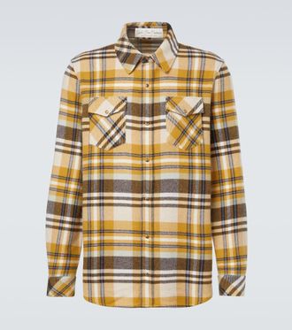God's True Cashmere Abundance cashmere shirt with tiger eye