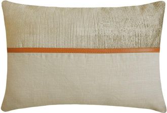 OEM Fundas De Almohada Rectangulares Decorativas Homecentric, Color Beige, 30 X 45 Cm, Paquete De 2 Fundas De Coj&iacute;n De Patchwork De Pana Y Lino, Ideales P
