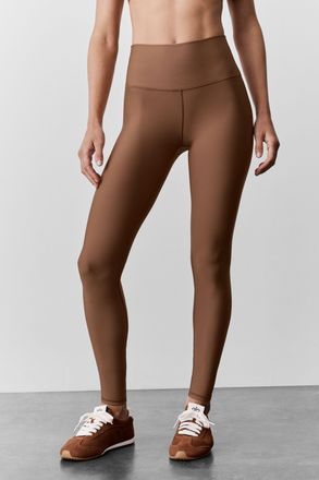 Alo | 7/8 High-Waist Airlift Legging in Sun Kissed Brown, Size: Medium