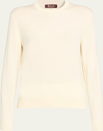 Loro Piana Iconic Royal Wool-Silk Sweater