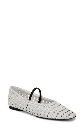 Vince Vivian Mary Jane Flat in White at Nordstrom Rack, Size 6.5