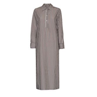 Robert Friedman Clizial Cotton Linen Shirt Dress