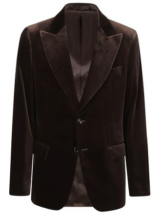 Lardini Attitude Tailored Cotton-Blend Flap Pocket Jacket