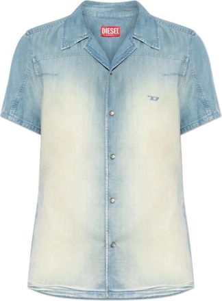 Diesel D-Clarivo-S Denim Overhemd - Heren - Spijkeroverhemden - Blauw - S - Denim - Overhemden