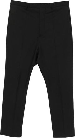 Rick Owens Astaires Pressed-crease Straight-leg Trousers