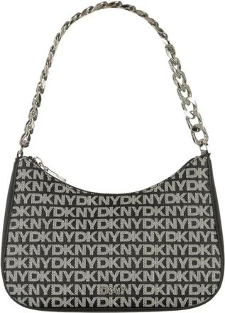 DKNY Jenna Demi Crossbody - Dames - Schoudertassen - Zwart - ONE Size - Tassen