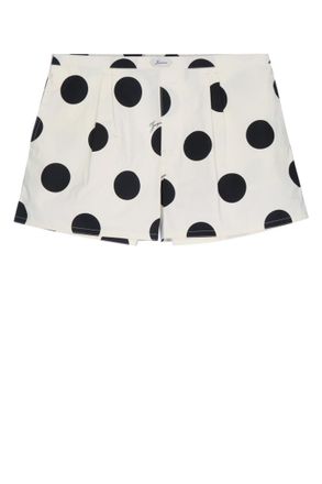 Jacquemus Off White Polka Dot Shorts