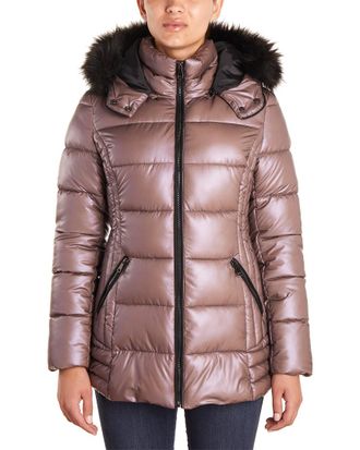 Nanette Lepore Iridescent Puffer Jacket