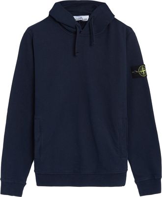 Stone Island Organic Cotton Hooded Sweatshirt-Uomo