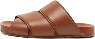 Bottega Veneta Sandali con design a incrocio - Marrone