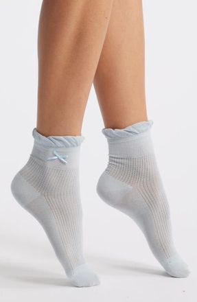 Casa Clara Love Lily Seamed Socks in Sky Blue at Nordstrom