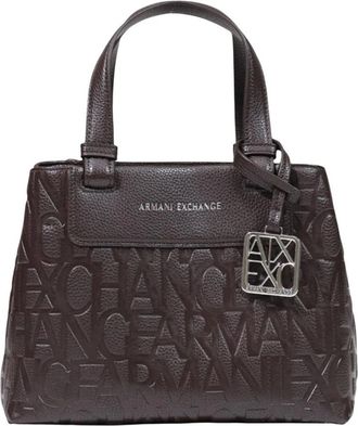 A|X Armani Exchange Borsa shopping grande - - Bags - Donna - Marrone - ONE SIZE