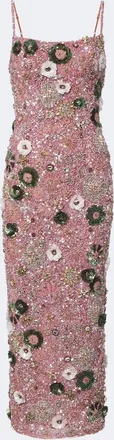 Rachel Gilbert Vestido cors&eacute; Francesca adornado con aplique floral
