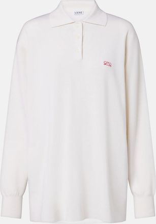 Loewe Double L cashmere blend polo sweater