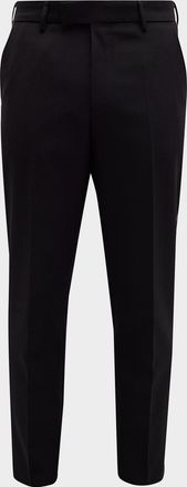 BOSS Men & apos;s Wool-Blend Solid Tuxedo Pants