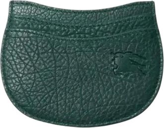 Burberry Pre-owned Wallets, female, Green, Size: ONE SIZE Pre-owned Locking Hole Card Case 8082264