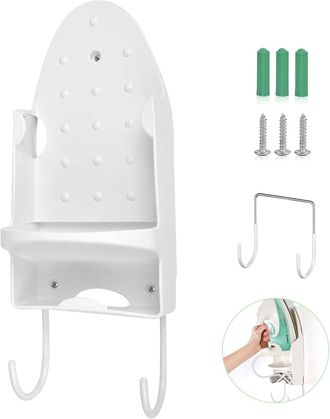 OEM Estanter&iacute;a De Pared Blanca Para Tabla De Planchar, Soporte Para Plancha El&eacute;ctrica, Estante De Ba&ntilde;o