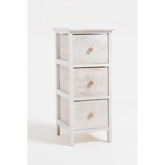 Regalos Miguel Muebles Auxiliares - Cajonera Mabet Estrecha 3 Cajones