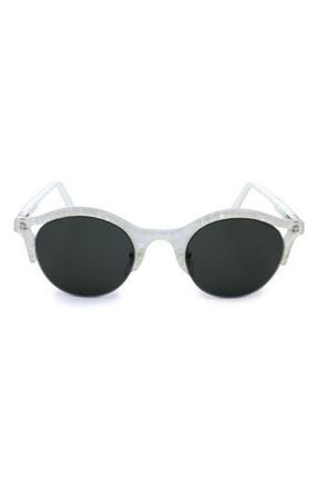 Retro Superfuture 54mm Round Sunglasses in White at Nordstrom Rack